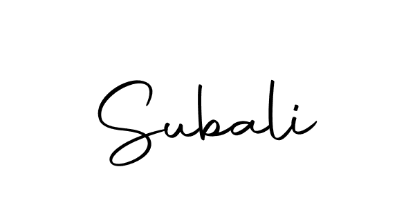 How to make Subali signature? Autography-DOLnW is a professional autograph style. Create handwritten signature for Subali name. Subali signature style 10 images and pictures png