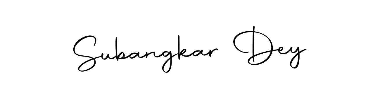 Design your own signature with our free online signature maker. With this signature software, you can create a handwritten (Autography-DOLnW) signature for name Subangkar Dey. Subangkar Dey signature style 10 images and pictures png