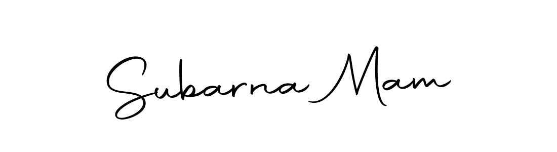 You can use this online signature creator to create a handwritten signature for the name Subarna Mam. This is the best online autograph maker. Subarna Mam signature style 10 images and pictures png