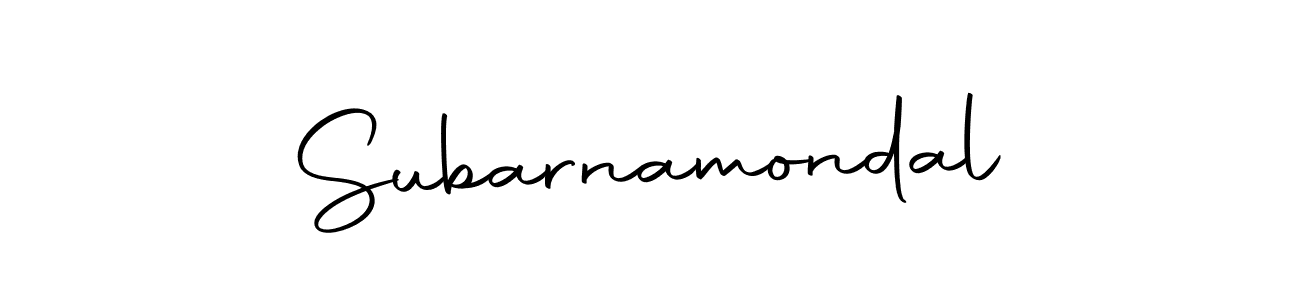 Also we have Subarnamondal name is the best signature style. Create professional handwritten signature collection using Autography-DOLnW autograph style. Subarnamondal signature style 10 images and pictures png