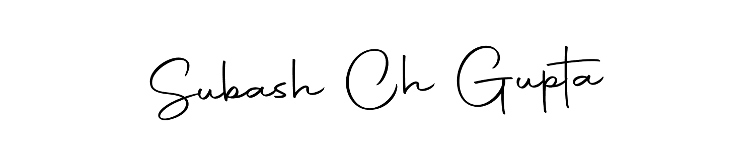 Make a beautiful signature design for name Subash Ch Gupta. With this signature (Autography-DOLnW) style, you can create a handwritten signature for free. Subash Ch Gupta signature style 10 images and pictures png