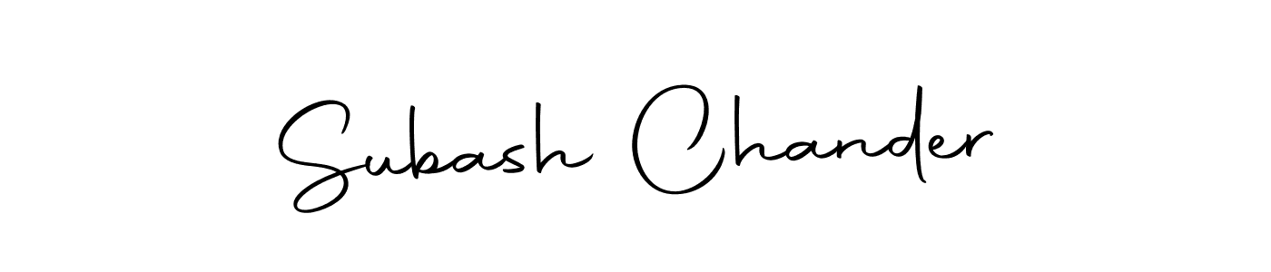 Use a signature maker to create a handwritten signature online. With this signature software, you can design (Autography-DOLnW) your own signature for name Subash Chander. Subash Chander signature style 10 images and pictures png