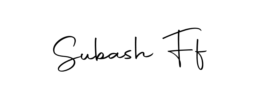 Make a beautiful signature design for name Subash Ff. With this signature (Autography-DOLnW) style, you can create a handwritten signature for free. Subash Ff signature style 10 images and pictures png