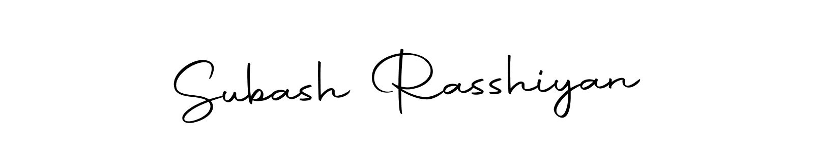 Make a beautiful signature design for name Subash Rasshiyan. With this signature (Autography-DOLnW) style, you can create a handwritten signature for free. Subash Rasshiyan signature style 10 images and pictures png