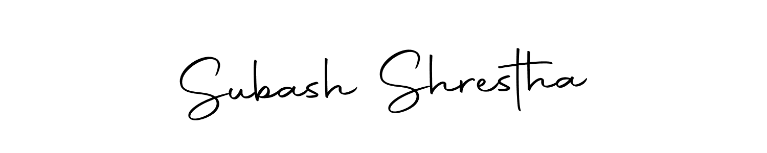 You should practise on your own different ways (Autography-DOLnW) to write your name (Subash Shrestha) in signature. don't let someone else do it for you. Subash Shrestha signature style 10 images and pictures png