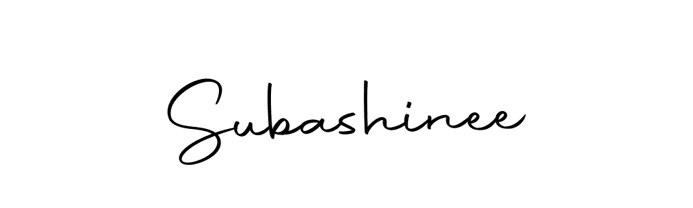 Make a beautiful signature design for name Subashinee. Use this online signature maker to create a handwritten signature for free. Subashinee signature style 10 images and pictures png