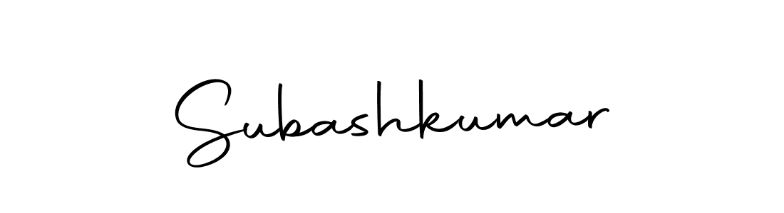 How to make Subashkumar name signature. Use Autography-DOLnW style for creating short signs online. This is the latest handwritten sign. Subashkumar signature style 10 images and pictures png