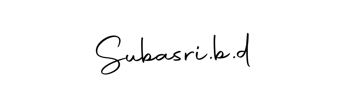 Make a beautiful signature design for name Subasri.b.d. Use this online signature maker to create a handwritten signature for free. Subasri.b.d signature style 10 images and pictures png