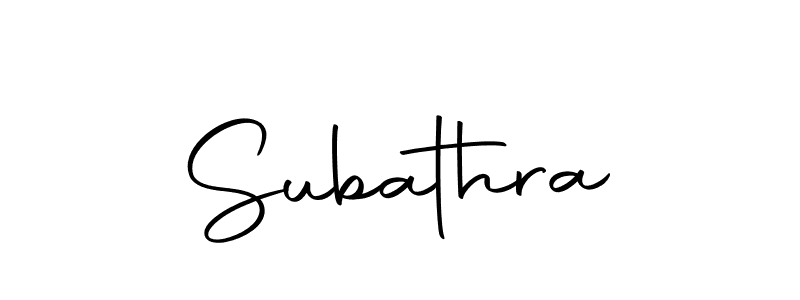 Also we have Subathra name is the best signature style. Create professional handwritten signature collection using Autography-DOLnW autograph style. Subathra signature style 10 images and pictures png
