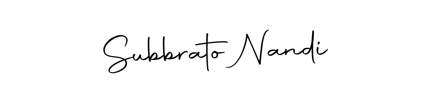 How to make Subbrato Nandi name signature. Use Autography-DOLnW style for creating short signs online. This is the latest handwritten sign. Subbrato Nandi signature style 10 images and pictures png