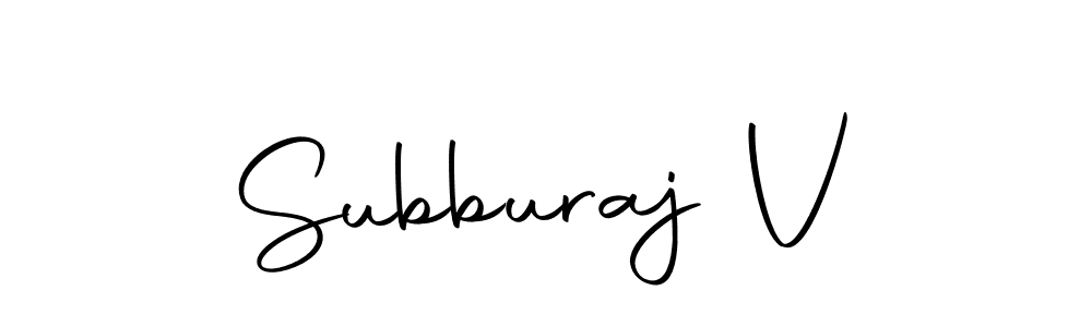 This is the best signature style for the Subburaj V name. Also you like these signature font (Autography-DOLnW). Mix name signature. Subburaj V signature style 10 images and pictures png