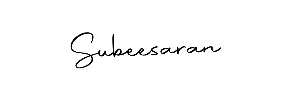 if you are searching for the best signature style for your name Subeesaran. so please give up your signature search. here we have designed multiple signature styles  using Autography-DOLnW. Subeesaran signature style 10 images and pictures png