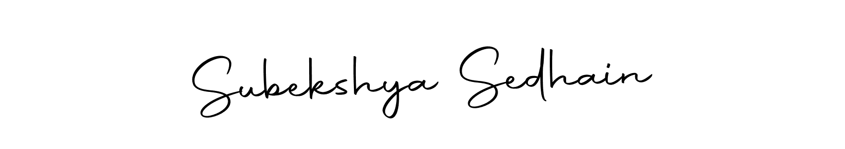 How to make Subekshya Sedhain signature? Autography-DOLnW is a professional autograph style. Create handwritten signature for Subekshya Sedhain name. Subekshya Sedhain signature style 10 images and pictures png