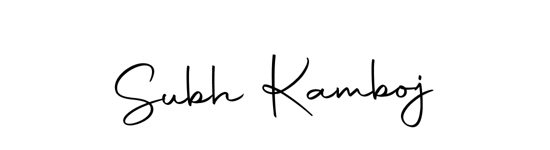 It looks lik you need a new signature style for name Subh Kamboj. Design unique handwritten (Autography-DOLnW) signature with our free signature maker in just a few clicks. Subh Kamboj signature style 10 images and pictures png
