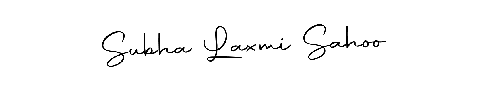 Design your own signature with our free online signature maker. With this signature software, you can create a handwritten (Autography-DOLnW) signature for name Subha Laxmi Sahoo. Subha Laxmi Sahoo signature style 10 images and pictures png