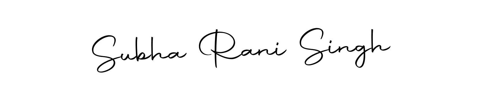 Similarly Autography-DOLnW is the best handwritten signature design. Signature creator online .You can use it as an online autograph creator for name Subha Rani Singh. Subha Rani Singh signature style 10 images and pictures png