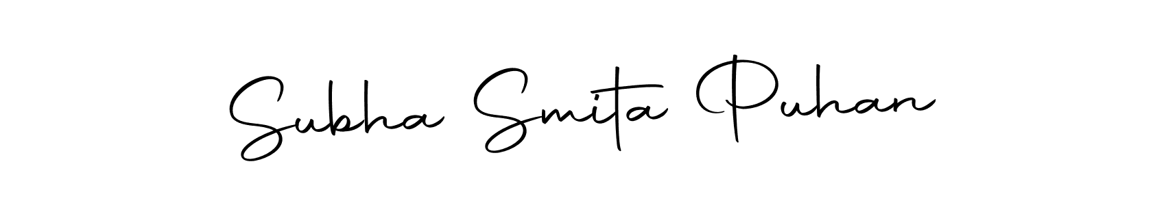 Make a beautiful signature design for name Subha Smita Puhan. Use this online signature maker to create a handwritten signature for free. Subha Smita Puhan signature style 10 images and pictures png