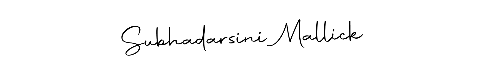 Make a beautiful signature design for name Subhadarsini Mallick. With this signature (Autography-DOLnW) style, you can create a handwritten signature for free. Subhadarsini Mallick signature style 10 images and pictures png