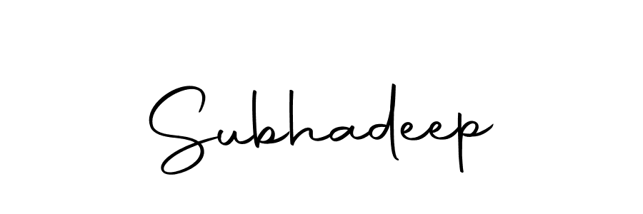 Make a beautiful signature design for name Subhadeep. Use this online signature maker to create a handwritten signature for free. Subhadeep signature style 10 images and pictures png