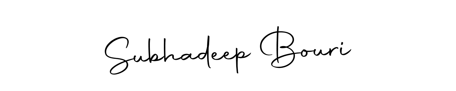 Create a beautiful signature design for name Subhadeep Bouri. With this signature (Autography-DOLnW) fonts, you can make a handwritten signature for free. Subhadeep Bouri signature style 10 images and pictures png