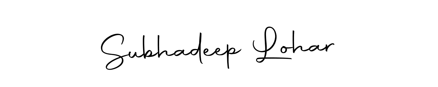Make a short Subhadeep Lohar signature style. Manage your documents anywhere anytime using Autography-DOLnW. Create and add eSignatures, submit forms, share and send files easily. Subhadeep Lohar signature style 10 images and pictures png