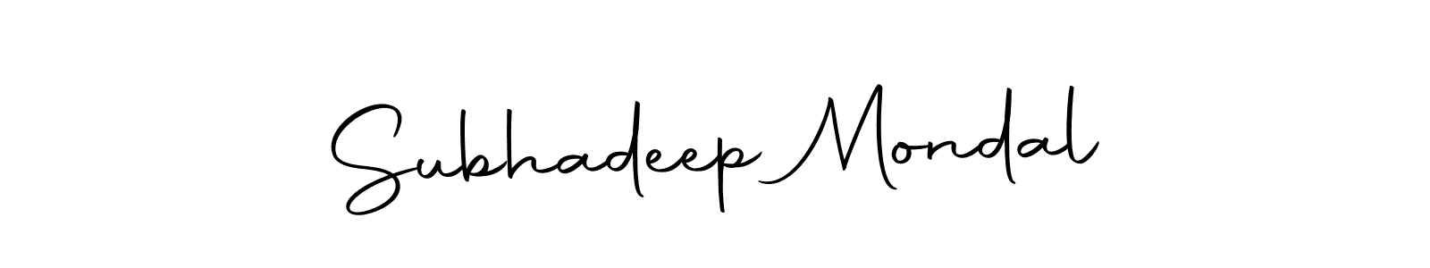 Make a short Subhadeep Mondal signature style. Manage your documents anywhere anytime using Autography-DOLnW. Create and add eSignatures, submit forms, share and send files easily. Subhadeep Mondal signature style 10 images and pictures png