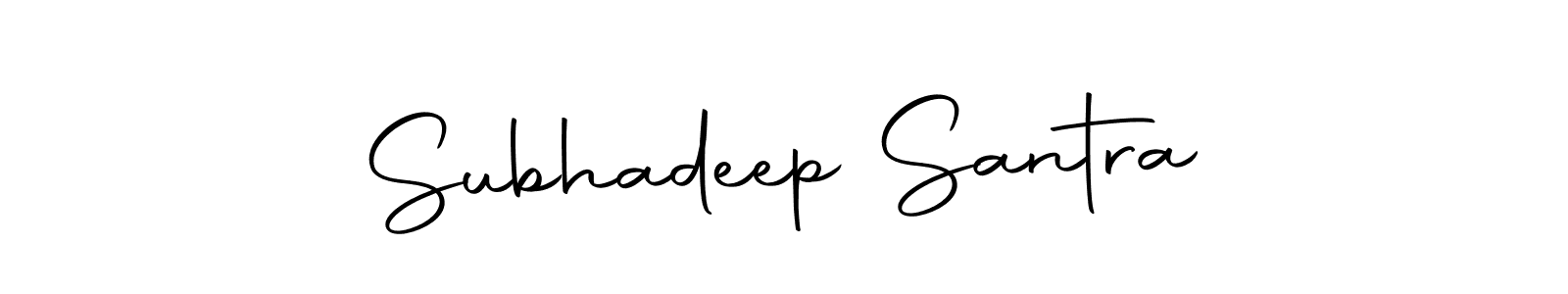 Also we have Subhadeep Santra name is the best signature style. Create professional handwritten signature collection using Autography-DOLnW autograph style. Subhadeep Santra signature style 10 images and pictures png