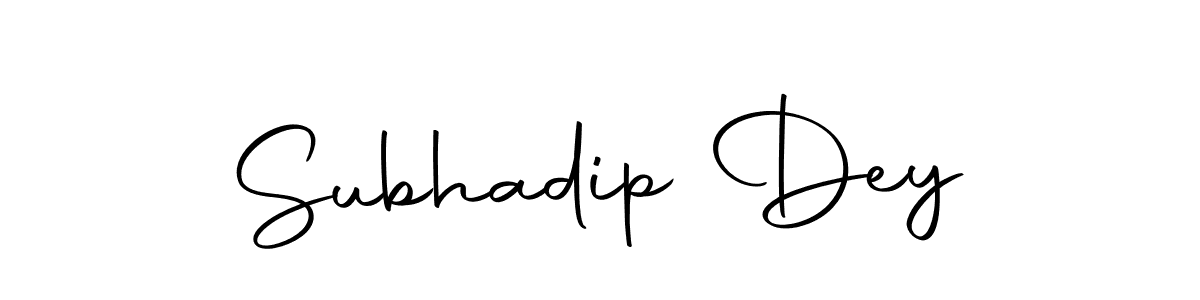 You should practise on your own different ways (Autography-DOLnW) to write your name (Subhadip Dey) in signature. don't let someone else do it for you. Subhadip Dey signature style 10 images and pictures png