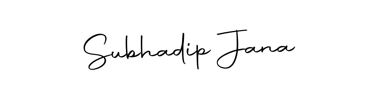 Use a signature maker to create a handwritten signature online. With this signature software, you can design (Autography-DOLnW) your own signature for name Subhadip Jana. Subhadip Jana signature style 10 images and pictures png