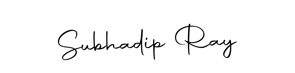 You should practise on your own different ways (Autography-DOLnW) to write your name (Subhadip Ray) in signature. don't let someone else do it for you. Subhadip Ray signature style 10 images and pictures png