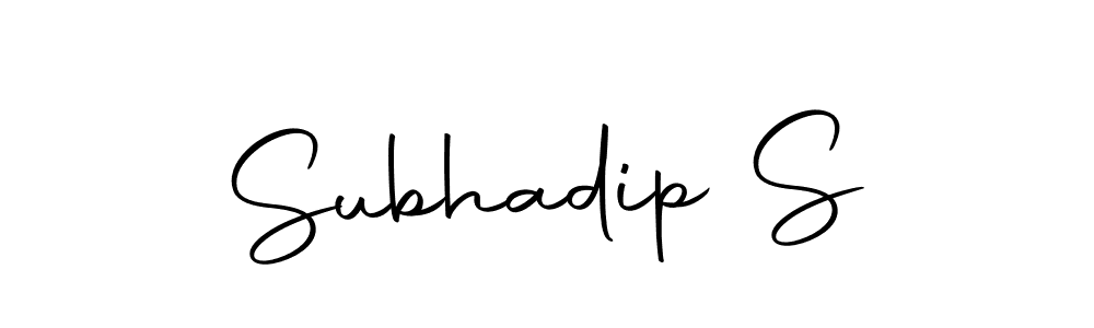 Subhadip S stylish signature style. Best Handwritten Sign (Autography-DOLnW) for my name. Handwritten Signature Collection Ideas for my name Subhadip S. Subhadip S signature style 10 images and pictures png