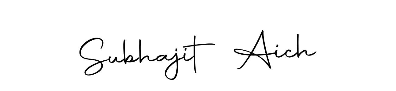 Make a beautiful signature design for name Subhajit Aich. Use this online signature maker to create a handwritten signature for free. Subhajit Aich signature style 10 images and pictures png