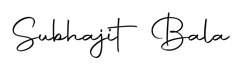 Give your name Subhajit Bala an exquisite flair with the Autography-DOLnW script font. Ideal for contracts, resumes, and formal letterheads. Subhajit Bala signature style 10 images and pictures png
