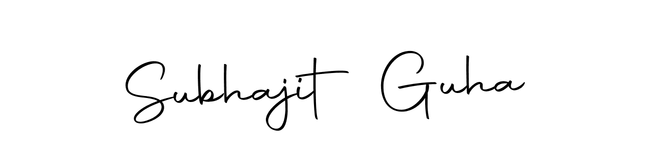 Subhajit Guha stylish signature style. Best Handwritten Sign (Autography-DOLnW) for my name. Handwritten Signature Collection Ideas for my name Subhajit Guha. Subhajit Guha signature style 10 images and pictures png