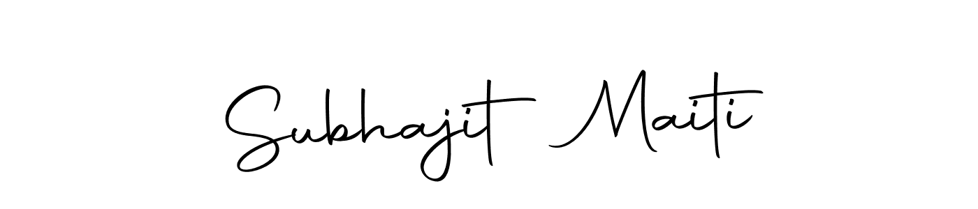 The best way (Autography-DOLnW) to make a short signature is to pick only two or three words in your name. The name Subhajit Maiti include a total of six letters. For converting this name. Subhajit Maiti signature style 10 images and pictures png