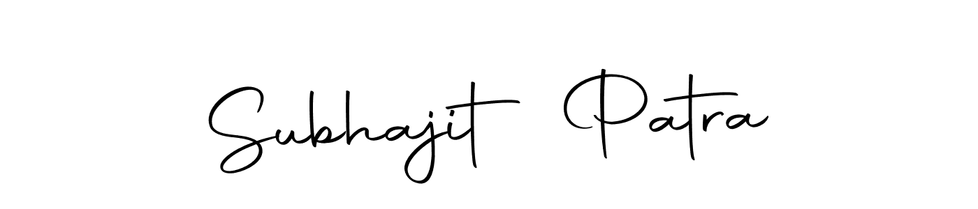 You should practise on your own different ways (Autography-DOLnW) to write your name (Subhajit Patra) in signature. don't let someone else do it for you. Subhajit Patra signature style 10 images and pictures png