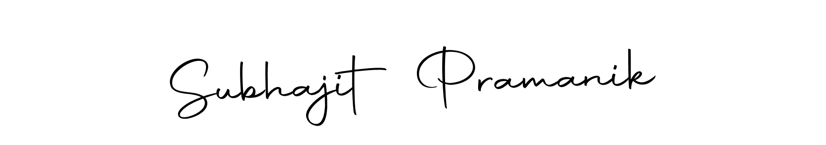How to make Subhajit Pramanik signature? Autography-DOLnW is a professional autograph style. Create handwritten signature for Subhajit Pramanik name. Subhajit Pramanik signature style 10 images and pictures png