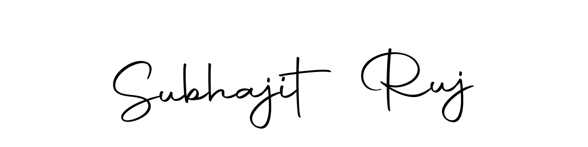 Make a short Subhajit Ruj signature style. Manage your documents anywhere anytime using Autography-DOLnW. Create and add eSignatures, submit forms, share and send files easily. Subhajit Ruj signature style 10 images and pictures png