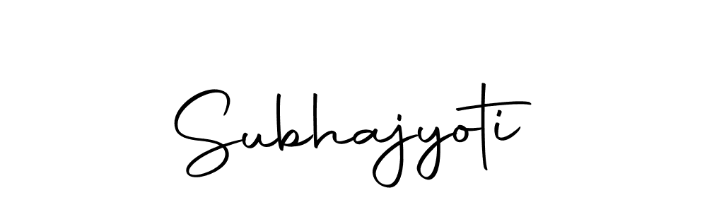 Use a signature maker to create a handwritten signature online. With this signature software, you can design (Autography-DOLnW) your own signature for name Subhajyoti. Subhajyoti signature style 10 images and pictures png