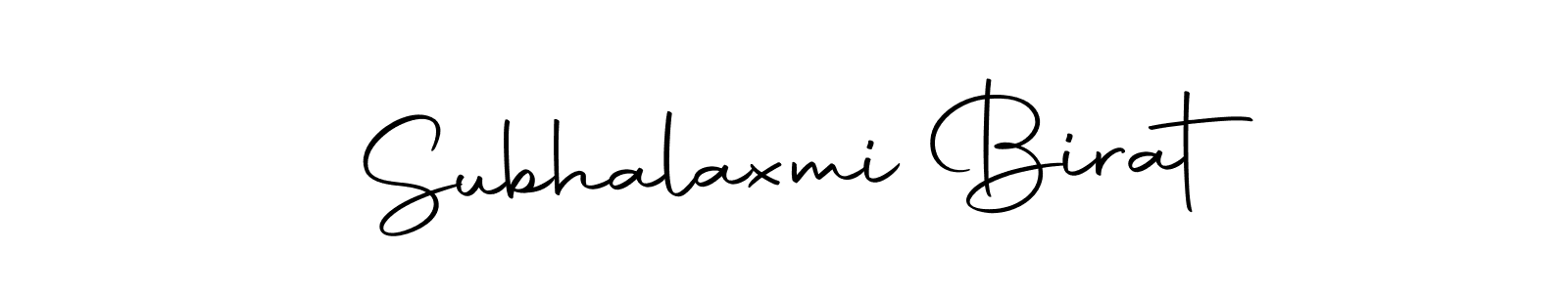 Design your own signature with our free online signature maker. With this signature software, you can create a handwritten (Autography-DOLnW) signature for name Subhalaxmi Birat. Subhalaxmi Birat signature style 10 images and pictures png