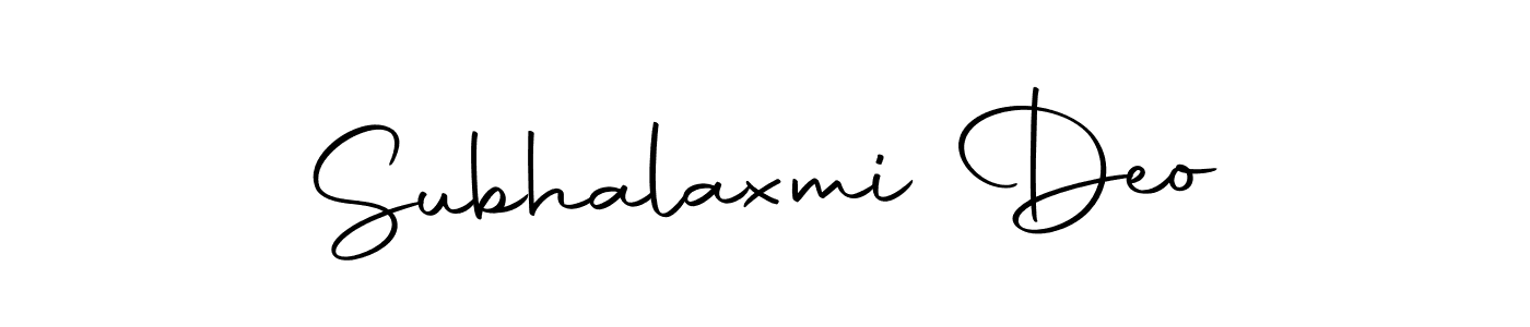 How to make Subhalaxmi Deo name signature. Use Autography-DOLnW style for creating short signs online. This is the latest handwritten sign. Subhalaxmi Deo signature style 10 images and pictures png