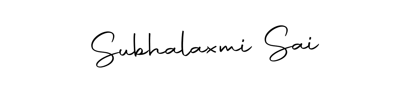 Design your own signature with our free online signature maker. With this signature software, you can create a handwritten (Autography-DOLnW) signature for name Subhalaxmi Sai. Subhalaxmi Sai signature style 10 images and pictures png