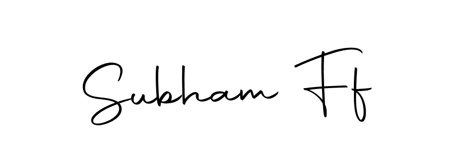 Make a beautiful signature design for name Subham Ff. With this signature (Autography-DOLnW) style, you can create a handwritten signature for free. Subham Ff signature style 10 images and pictures png