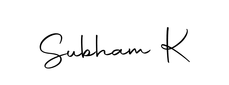 Also we have Subham K name is the best signature style. Create professional handwritten signature collection using Autography-DOLnW autograph style. Subham K signature style 10 images and pictures png