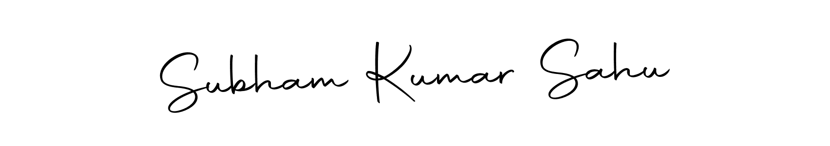 Make a beautiful signature design for name Subham Kumar Sahu. With this signature (Autography-DOLnW) style, you can create a handwritten signature for free. Subham Kumar Sahu signature style 10 images and pictures png