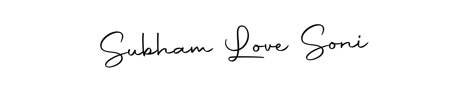 Also we have Subham Love Soni name is the best signature style. Create professional handwritten signature collection using Autography-DOLnW autograph style. Subham Love Soni signature style 10 images and pictures png