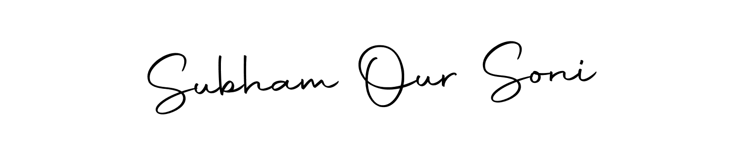 How to make Subham Our Soni signature? Autography-DOLnW is a professional autograph style. Create handwritten signature for Subham Our Soni name. Subham Our Soni signature style 10 images and pictures png