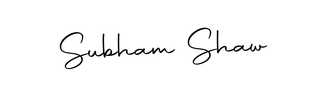 It looks lik you need a new signature style for name Subham Shaw. Design unique handwritten (Autography-DOLnW) signature with our free signature maker in just a few clicks. Subham Shaw signature style 10 images and pictures png