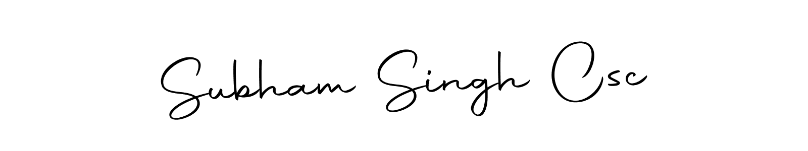 The best way (Autography-DOLnW) to make a short signature is to pick only two or three words in your name. The name Subham Singh Csc include a total of six letters. For converting this name. Subham Singh Csc signature style 10 images and pictures png