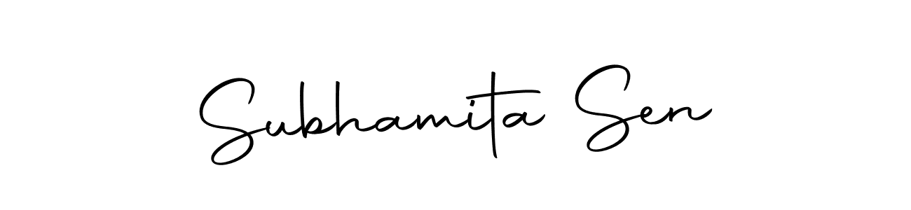 You should practise on your own different ways (Autography-DOLnW) to write your name (Subhamita Sen) in signature. don't let someone else do it for you. Subhamita Sen signature style 10 images and pictures png